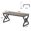 Resenkos Computer Desk, Gaming Desk,63" Executive Desk, Large Computer Desk for Home Office,Gray - 2 of 3