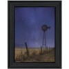 HomeRoots Starlit Night Black Framed Print Wall Art - 4 of 4