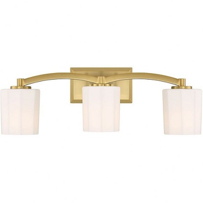 Savoy House Whitney 3 - Light Vanity in  Warm Brass