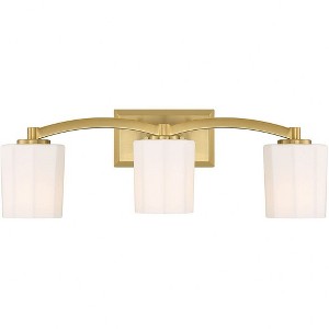 Savoy House Whitney 3 - Light Vanity in  Warm Brass - 1 of 1