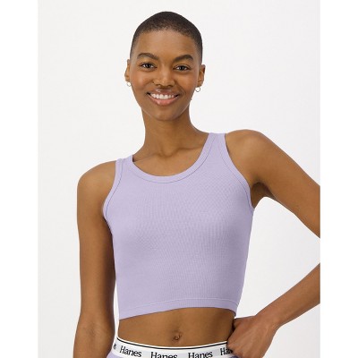 Hanes Originals Comfywear Women's Rib Crop Tank