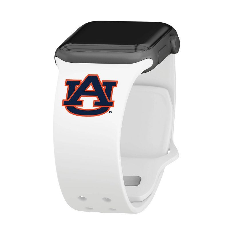 NCAA Auburn Tigers White Apple Watch Band, 1 of 4
