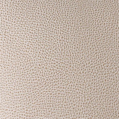 Pebbled Ivory Stretch Leather Chair Slipcover