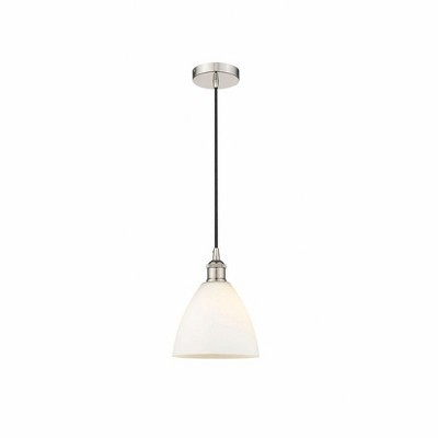 Edison Dome - 1 Light Cord Hung Mini Pendant In Industrial Style-10.25 Inches Tall and 7.5 Inches Wide