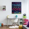 Stupell Industries Planes, Trains, Trucks and Toys Canvas Wall Art - 2 of 4