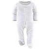 The Peanutshell Blue Camo Footed Baby Sleepers for Boys, 3-Pack, Newborn to 9 Months - 3 of 4