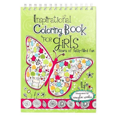 Inspirational Coloring Book for Girls: Hours of Faith-Filled Fun -  (Hardcover)