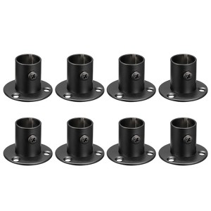Unique Bargains Stainless Steel Adjustable Corrosion Resistance Rod Holder Support Brackets - 1 of 4