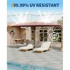 13FT Large Patio Umbrella, Double-Sided Outdoor Umbrellas with Fade Resistant Canopy for Deck Pool Garden Backyard - 2 of 4