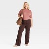 Women's High-Rise Flare Ponte Trousers - A New Day™ - image 3 of 3