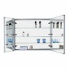Fine Fixtures Bathroom Medicine Cabinet - Single Door, Recessed/Surface Mount - Right/Left Hinged - Mirrored Interior - 3 of 4