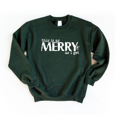 Simply Sage Market Women's Graphic Sweatshirt Merry As I Get