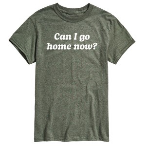 Men's - Instant Message - Funny Can I Go Home Now Short Sleeve Graphic T-Shirt - 1 of 4