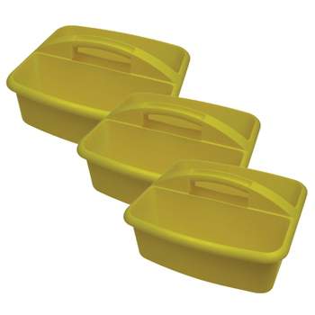 Romanoff Large Utility Caddy, Yellow, Pack of 3