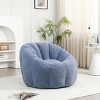 Teddy Fabric Bean Bag Armchair Adults, Fluffy Oversized Lounge Chair with Memory Foam, Ideal for Living Room – Cuddlewood - 2 of 4