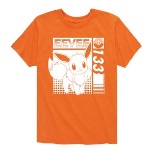 Boys' - Pokémon - Eevee 133 Normal Type Generation 1 Short Sleeve Graphic T-Shirt - 1 of 4