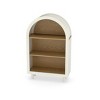 Syemin Decorative Storage Cabinets Arched Small Bookcase, Arched Storage Cabinet, Wooden Modern Arched Top Bookshelf, White, 23.62"*9.5"*37.4" - 2 of 4