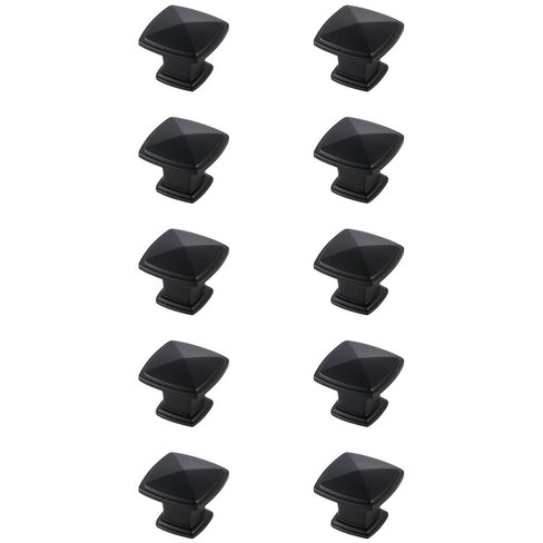 Elegant Lighting Marcel 1.2Inch Matte Black Square Knob Multipack (Set of 10) - image 1 of 4