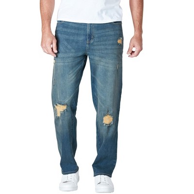 Liberty Blues by KingSize Men's Big & Tall Straight-Fit Stretch 5-Pocket Jeans