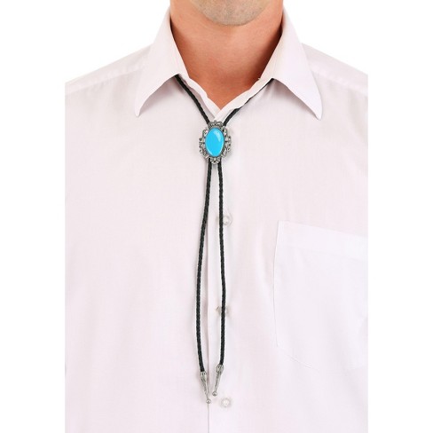 HalloweenCostumes.com Western Skies Bolo Tie Accessory, Black/Gray/Blue