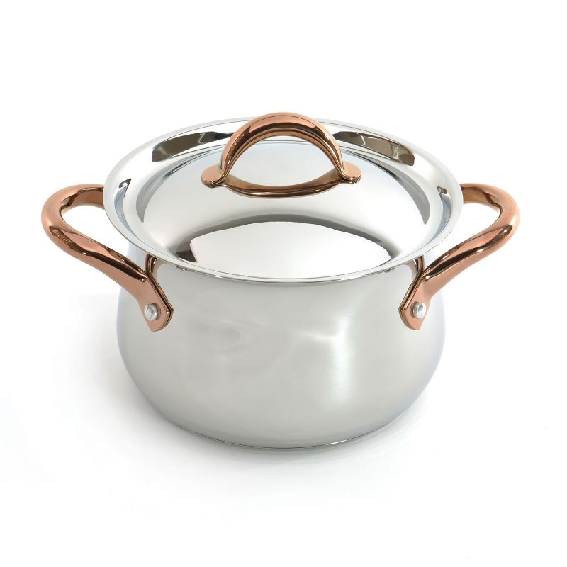 BergHOFF Ouro Gold 18/10 Stainless Steel Stockpot with Stainless Steel Lid, 1 of 2