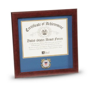 Allied Frame US Certificate of Achievement Picture Frame with Medallion - 8 x 10 Opening - 1 of 3