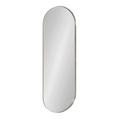 16" x 48" Rollo Capsule Framed Decorative Wall Mirror - Kate & Laurel All Things Decor