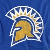 San Jose State University Official Distressed Primary Adult T Shirt, Royal Blue - 2 of 4