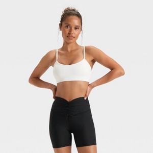 Women's Piped Sports Bra - JoyLab™ - 1 of 3