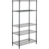 Alpha 5 Tier Shelving - Black - Safavieh - 3 of 4