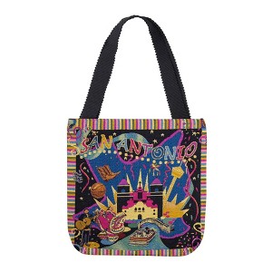 Cotton Polyester Tote Bag– 17 x 17 Inch San Antonio Design by Manual Woodworkers and Weavers - 1 of 3
