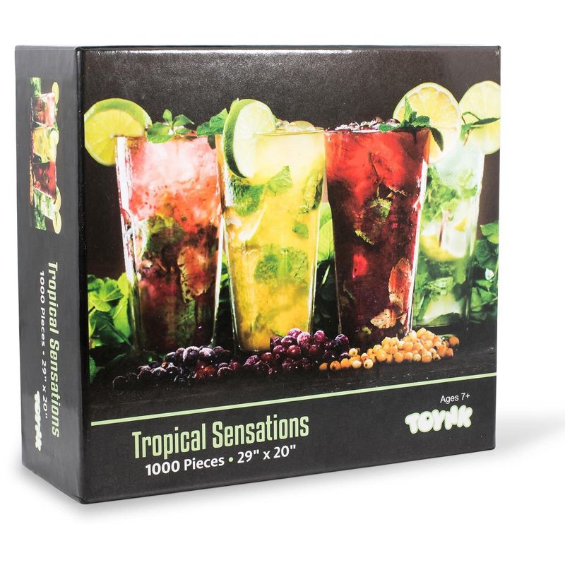Toynk Tropical Sensations Cocktail Puzzle For Adults | 1000 Piece Jigsaw Puzzle, 2 of 8