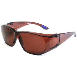 Calabria 8533 Unisex Medium Fitover Sunglasses in Brown/Brown - Frame(Width:133mm/Height:44mm) - 1 of 1