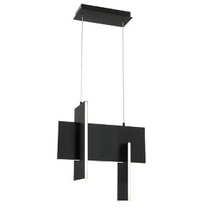 Eurofase Lighting Coburg 1 - Light Pendant in  Black - 1 of 2