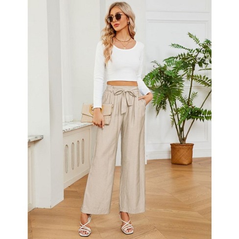 Whizmax Wide Leg Pants For Women High Waisted Business Work Casual ...