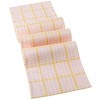 The Lakeside Collection Springtime Plaid Set of 4 Placemats or Runner - 4 of 4