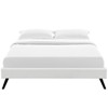 Modway Helen Full Vinyl Bed Frame with Round Splayed Legs - 4 of 4