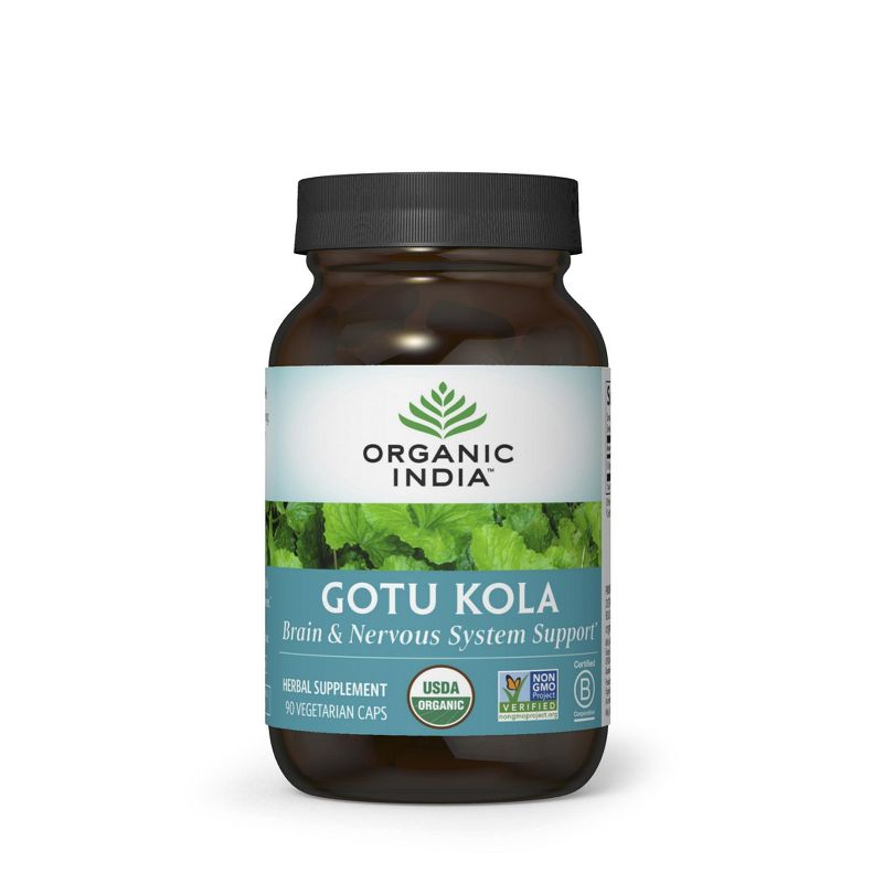 ORGANIC INDIA Gotu Kola Herbal Supplement, 1 of 3