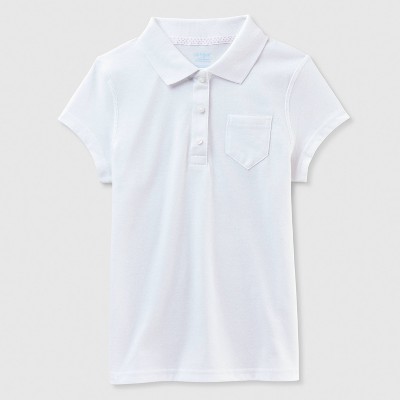 Girls' Adaptive Short Sleeve Uniform Polo Shirt - Cat & Jack™