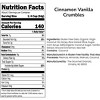 The Gourmet Granola 2.4 oz Cinnamon Vanilla Crumbles Gluten, Dairy, & Soy Free - Pack of 6 - 4 of 4