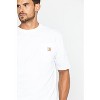 Carhartt Men's Loose Fit Heavyweight Logo Pocket Work T-Shirt - K87WHT - 2 of 4