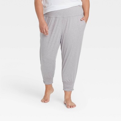 Women's Plus Size Soft Stretch Practice Pants - All in Motion™ Light Gray 1X