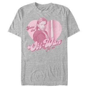 Men's Star Wars Valentine's Day You're the Obi-Wan for Me T-Shirt - 1 of 4