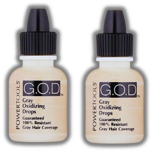 PowerTools Gray Oxidizing Drops (PACK OF 2) Power Tools Covers resistant gray hair | Helps haircolor dye penetrate better (0.25 oz) - 1 of 4