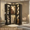 Besiost Corner Closet System with 12 Shelves - 4 of 4