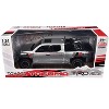 2024 Toyota Tundra TRD Off Road Edition Truck Silver Metallic with TRD Stripes w/Sunroof and Wheel Rack 1/24 Diecast Model Car - 2 of 4
