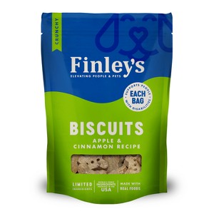 Finley's All Natural Apple and Cinnamon Biscuit Dog Treats - 1 of 4