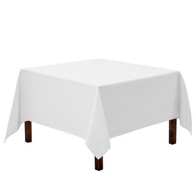 Gee Di Moda Square Tablecloth - Heavy Duty Washable Polyester - For Square or Round Tables