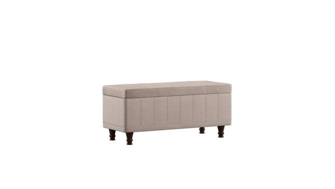 Hartley Tufted Linen Benches - Beige - Inspire Q, 2 of 10, play video