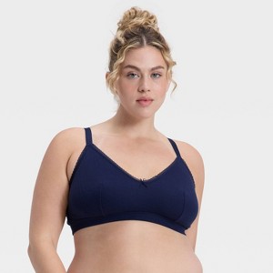 Women's Pointelle Triangle Bralette - Wild Fable™ - 1 of 3